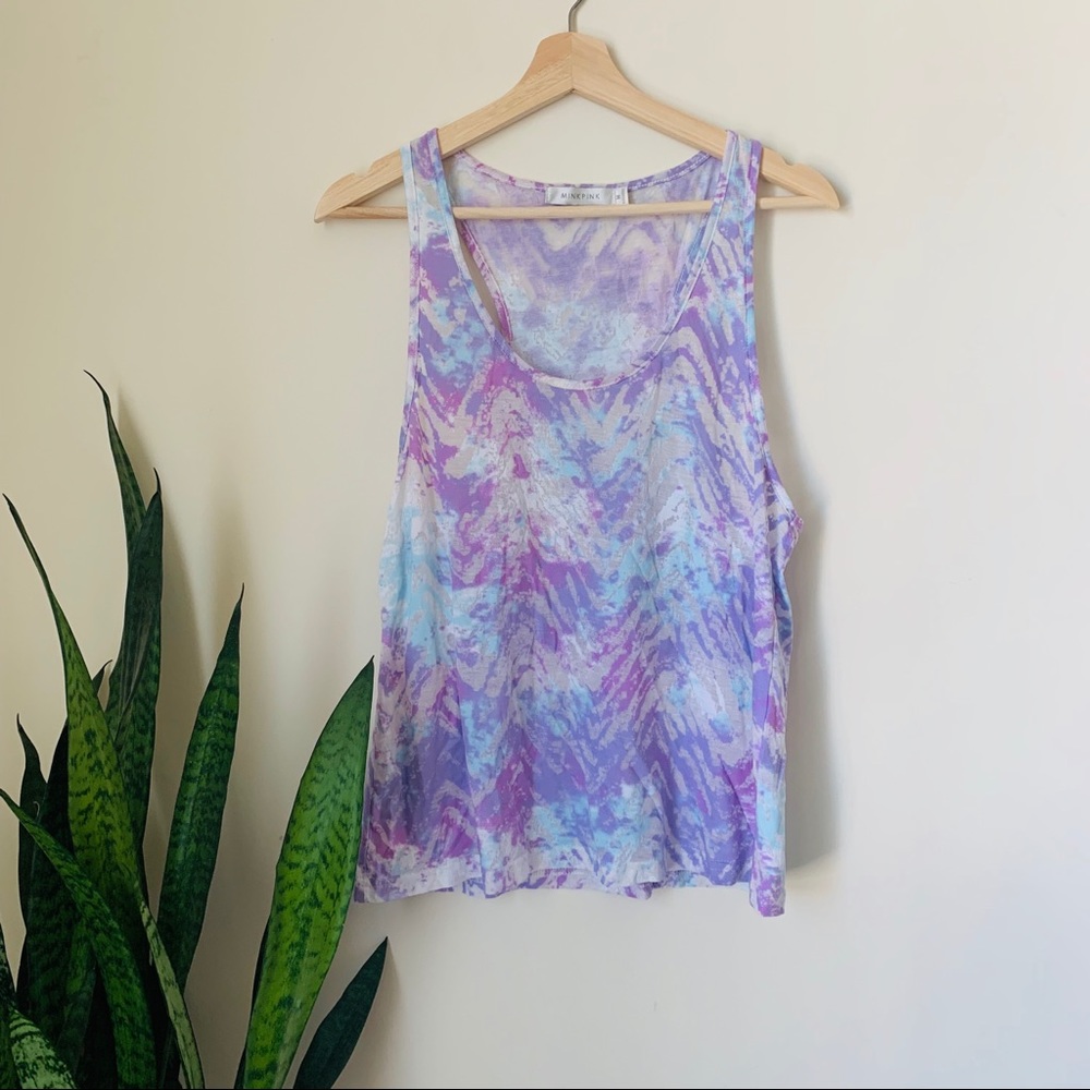 MinkPink racerback tank top